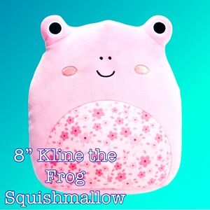 Squishmallows Pink 8” Kline the Frog NWT